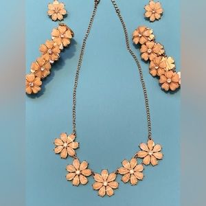 Flower jewelry set